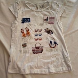 Mayoral girls sz 6 t-shirt